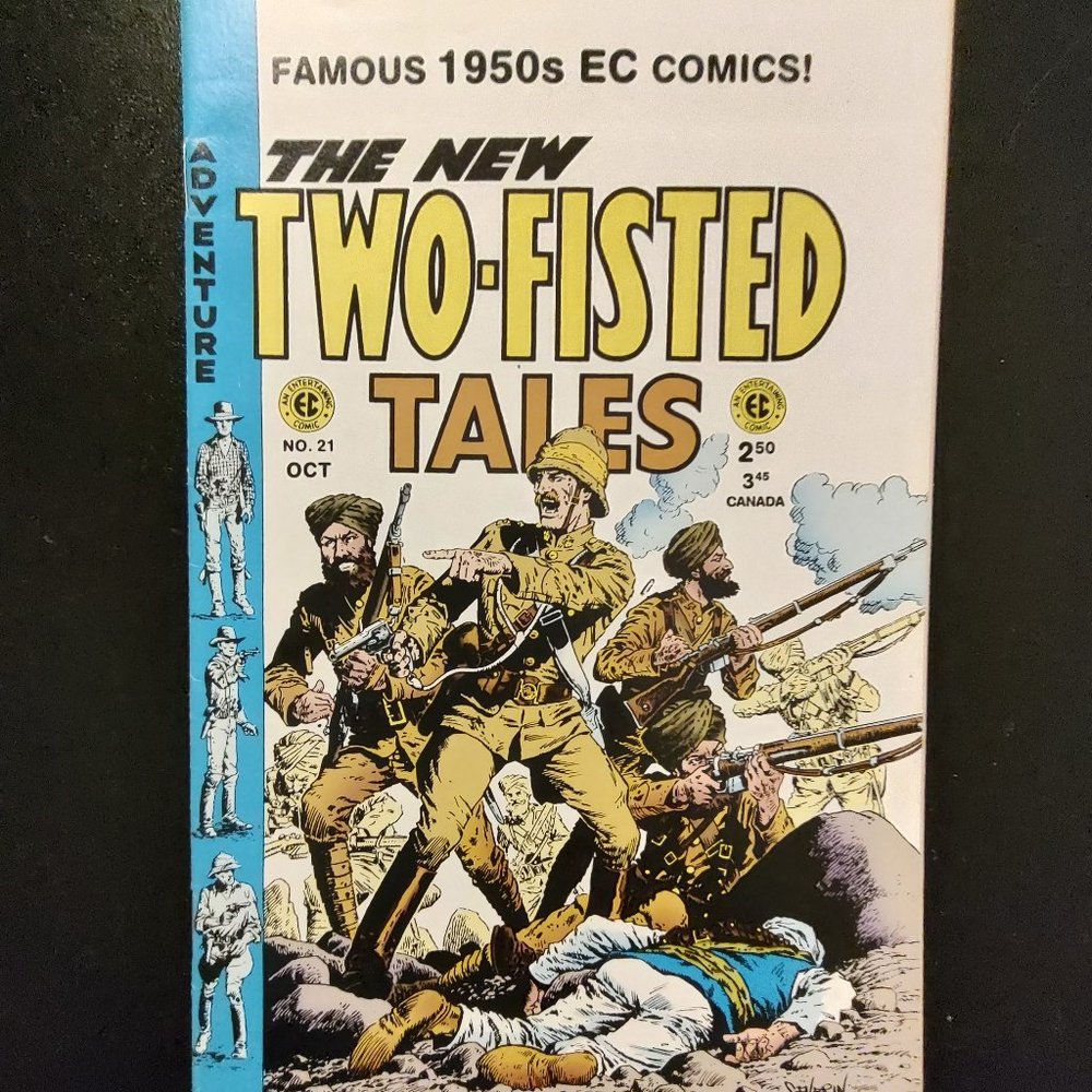 THE NEW TWO FISTED TALES #21 (GEMSTONE/RUSS COCHRUN) COVER BY JOHN SEVERIN
